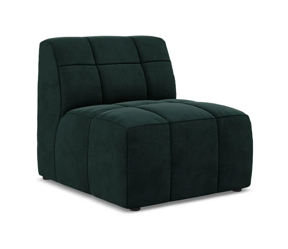 Sessel / Samtmodul ALOHA graugrün