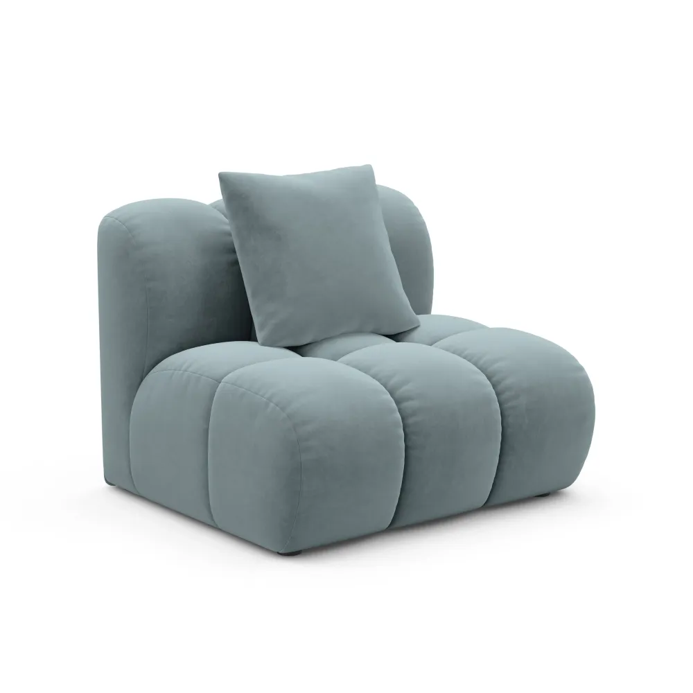 Sessel / Samtmodul ASTRO hellblau