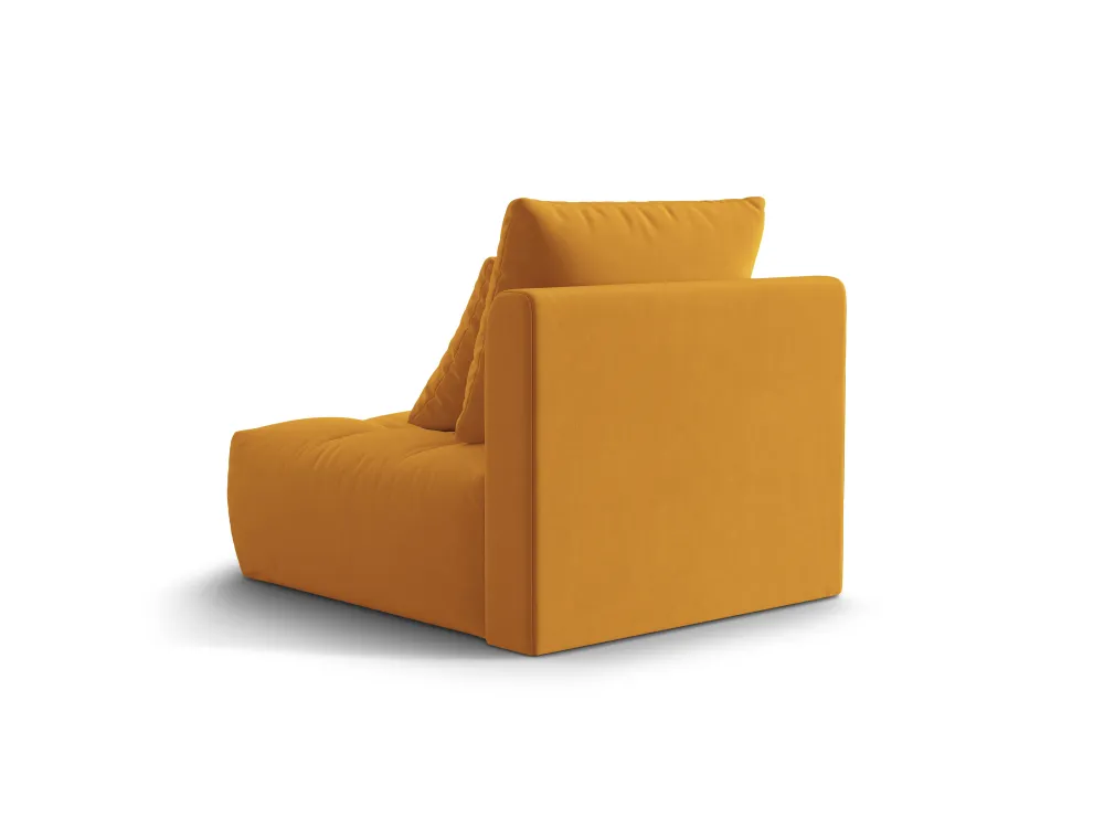 Sessel / Samtmodul BLOOM gelb