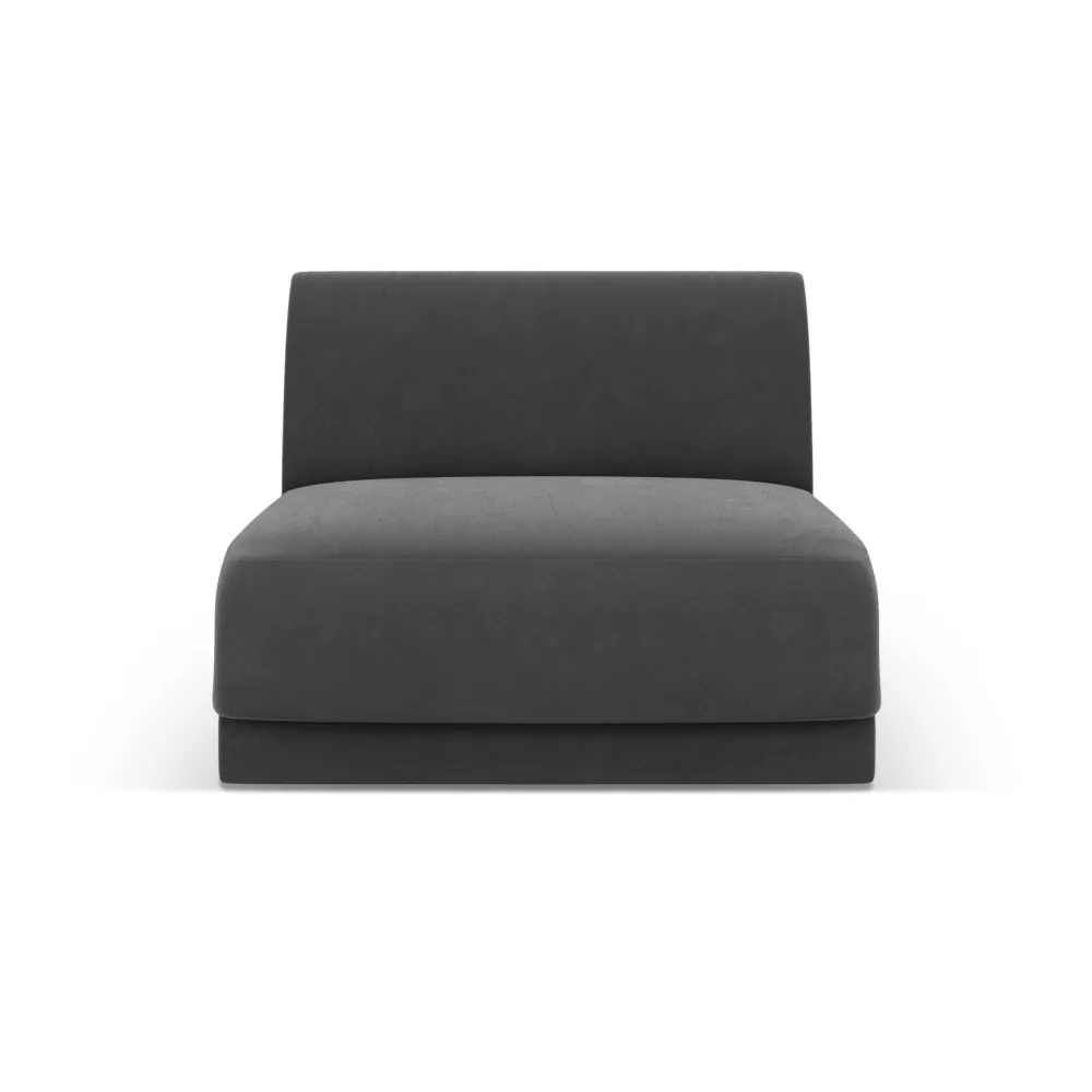 Sessel / Samtmodul MILEY grau