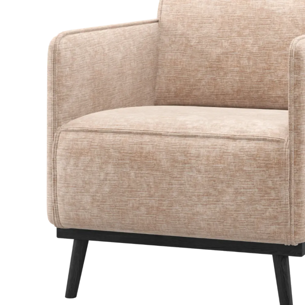 Sessel STATEMENT beige Chenille