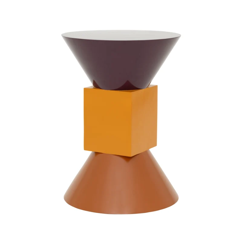 Smarter Beistelltisch Orange mit Lila