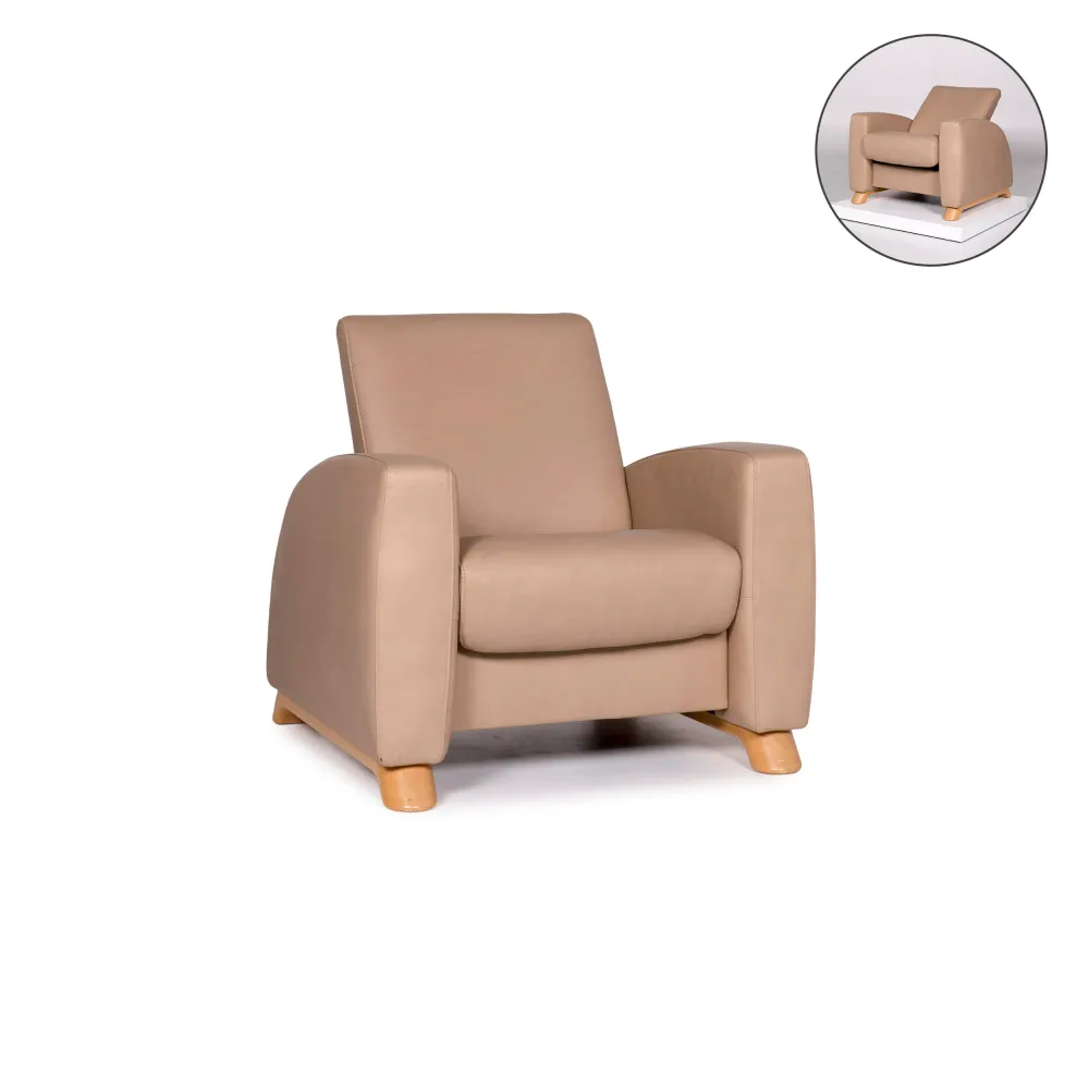 Stressless Arion Leder Sessel Beige Relaxfunktion Funktion #10791