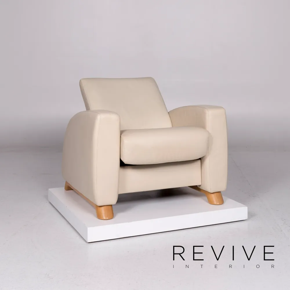 Stressless Arion Leder Sessel Creme Funktion Relaxfunktion #10920