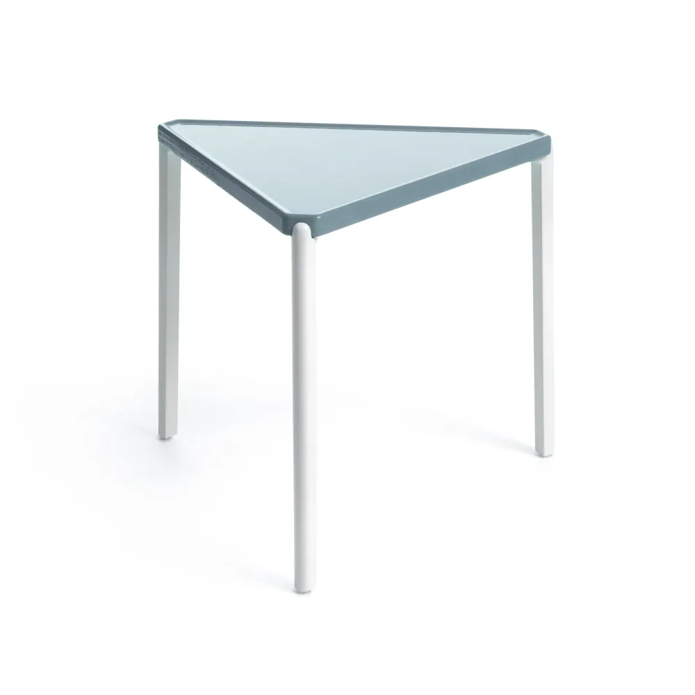 TAMBOUR Beistelltisch blauer Beton