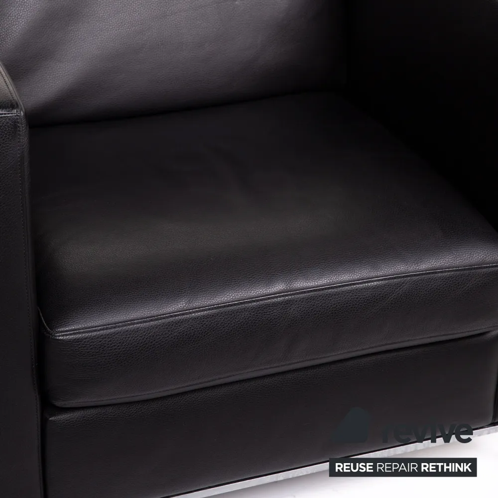 Walter Knoll Foster 500 Leder Sessel Schwarz #14766