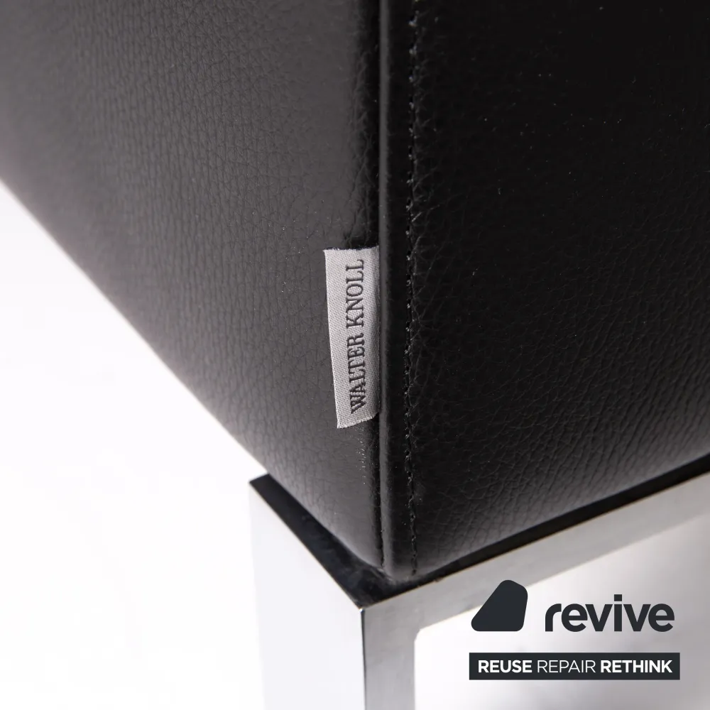 Walter Knoll Foster 500 Leder Sessel Schwarz #14766